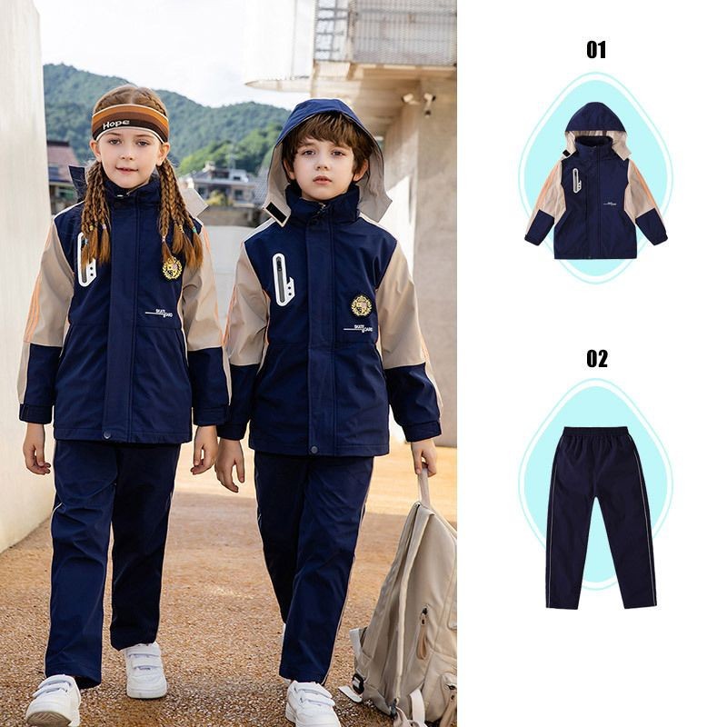 Kids' Outdoor School Uniform: Hooded Jacket + Fleece Liner + Pants best